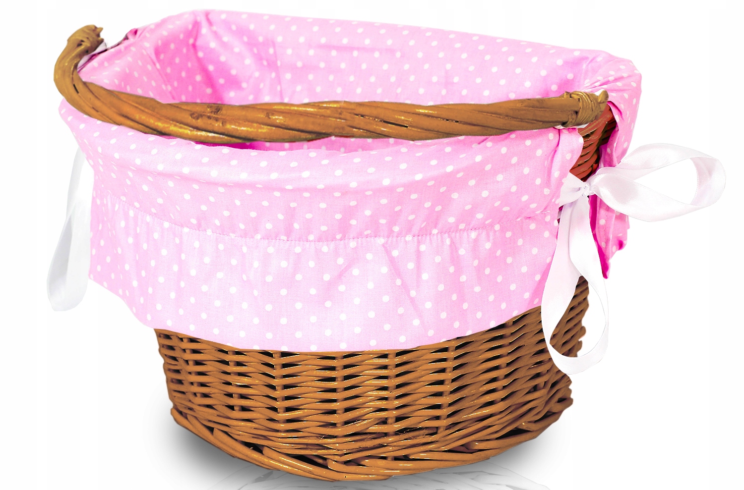 KOSZYK WIKLINOWY NA ROWER ZAKUPY ODPINANY + WKŁAD Marka Reverse