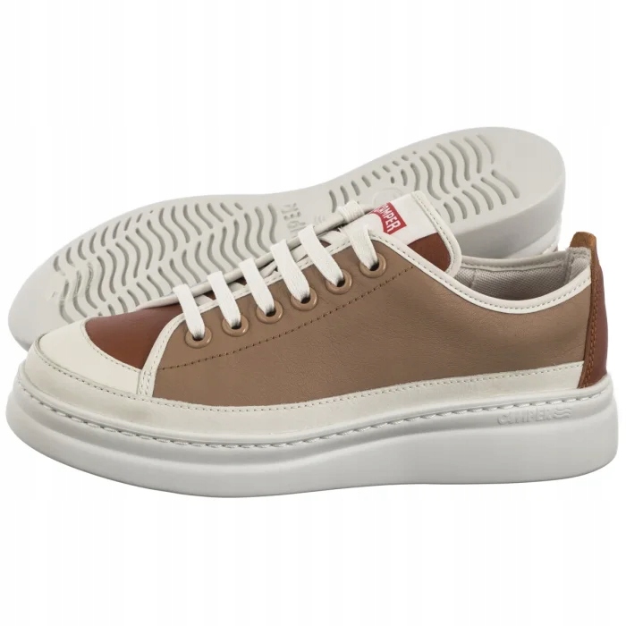 Dámské kožené tenisky Camper Tws Multicolor K201626 Hnědé
