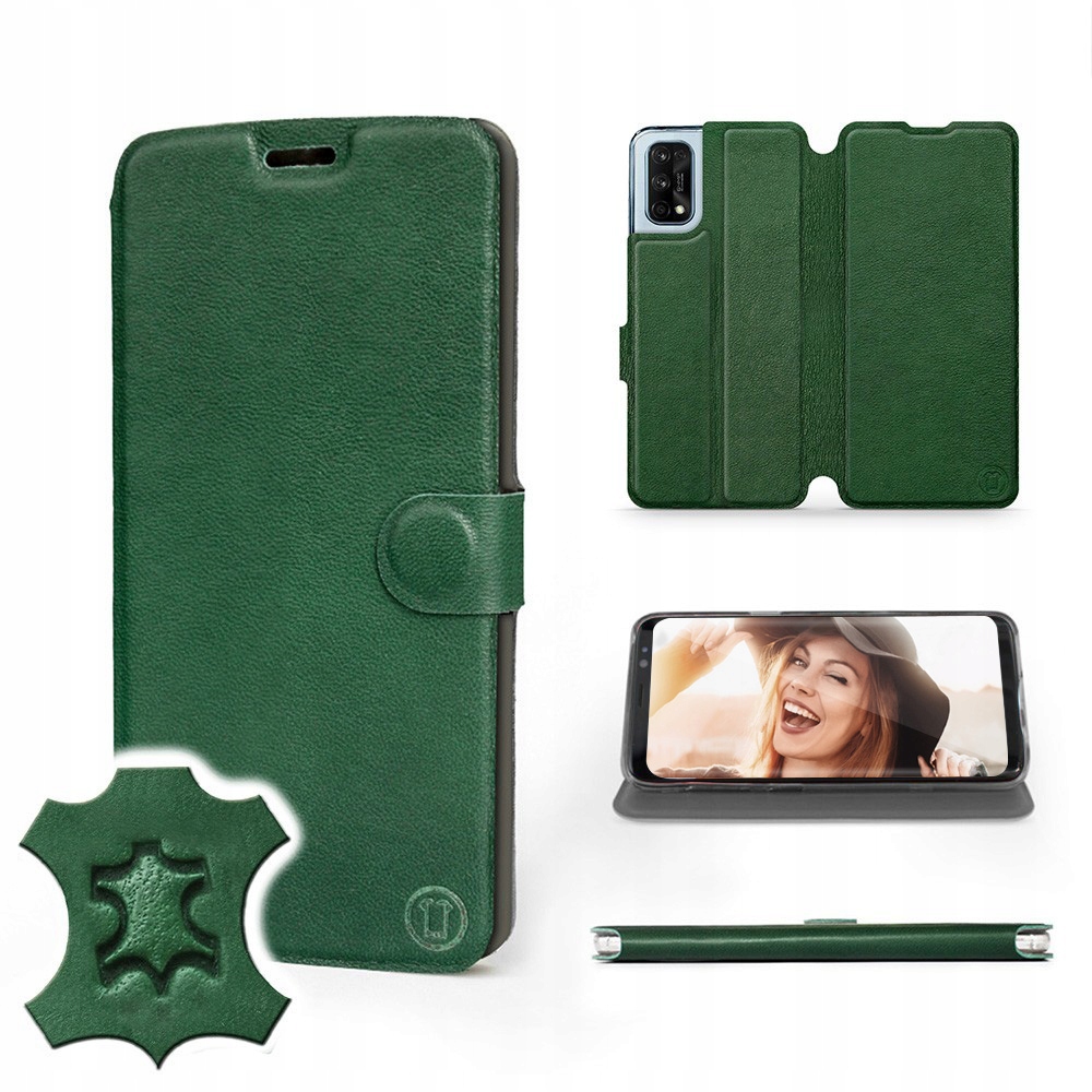 

Etui Mobiwear do Realme 7 Pro - Green Leather