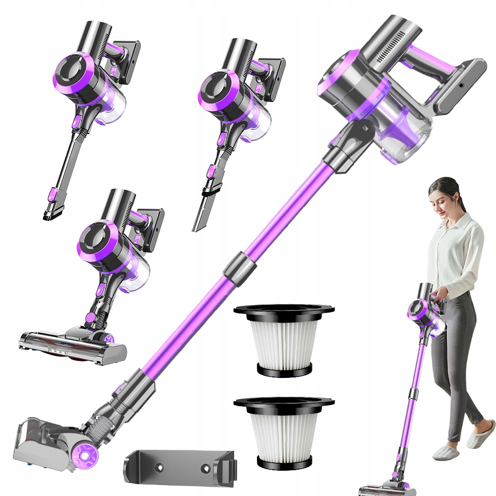 400W Ruční Vysavač 4 V 1 S Výsuvnou Tryskou A Vysoce Výkonnou Filtrací