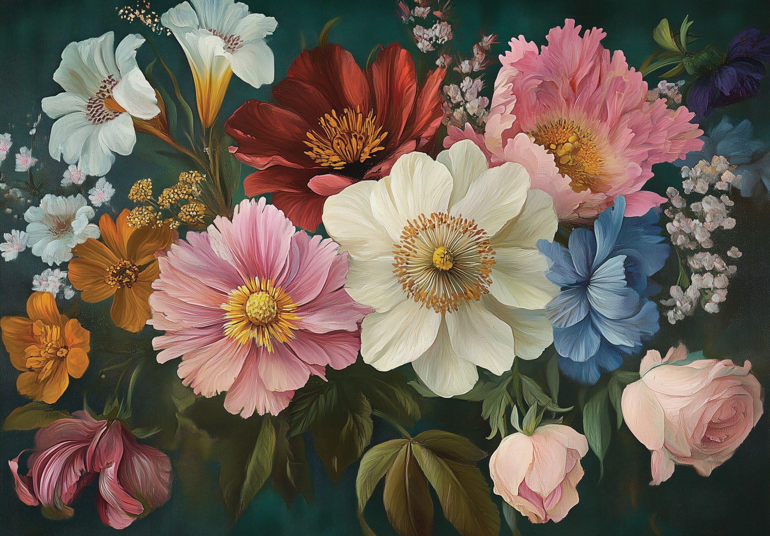 Fototapeta Zátišie Kvetinová príroda Majstrov Elegancia 350x250 lepidlo