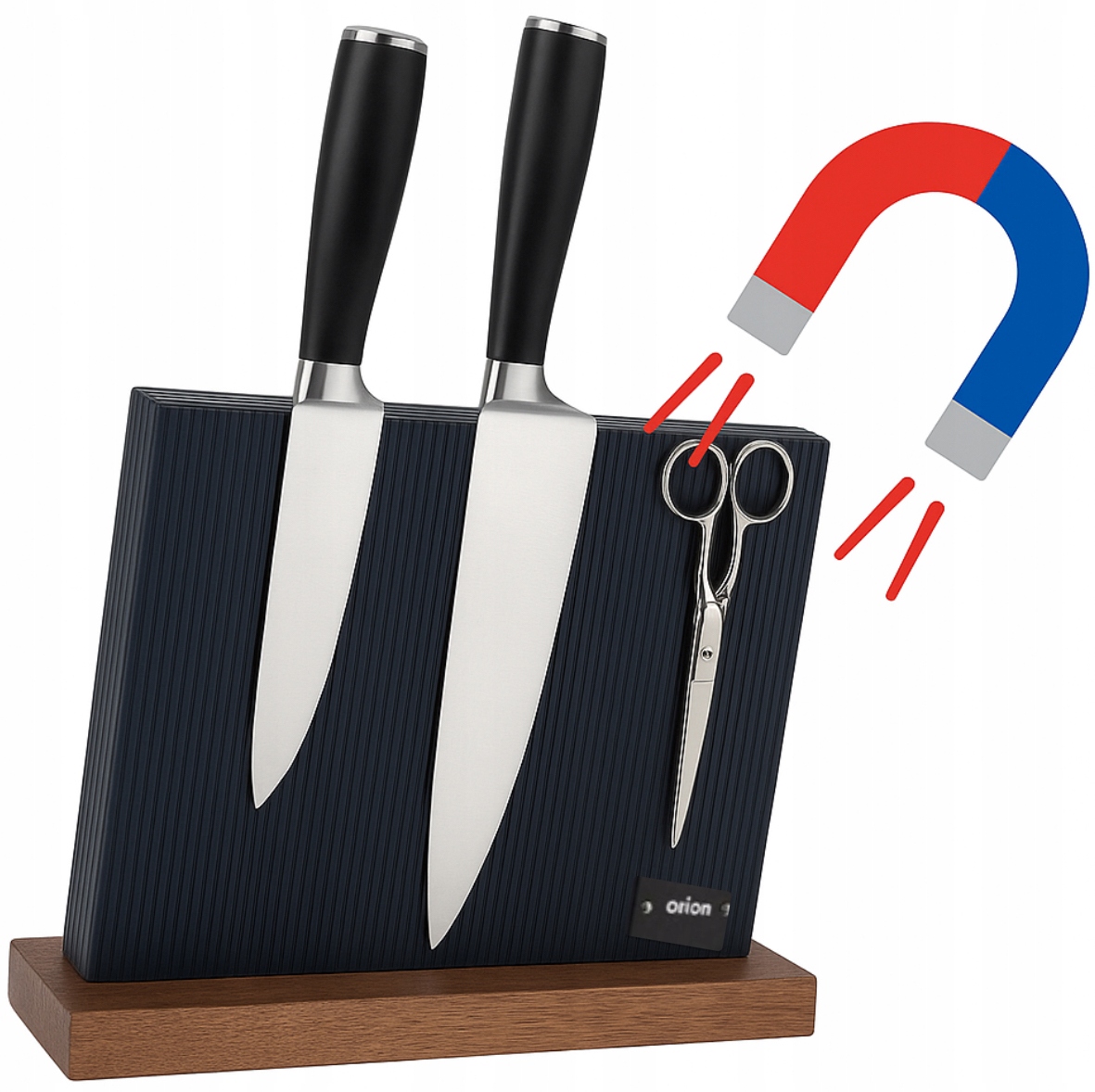 Stojan na nože Blok univerzální Magnetické Kuchyňské Potřeby Oldman 24 cm