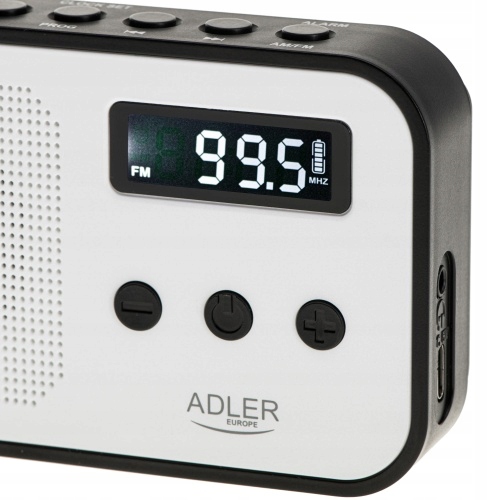 Radio Cyfrowe PLL AM/FM AD 1907 - Zegar, Budzik, USB-C