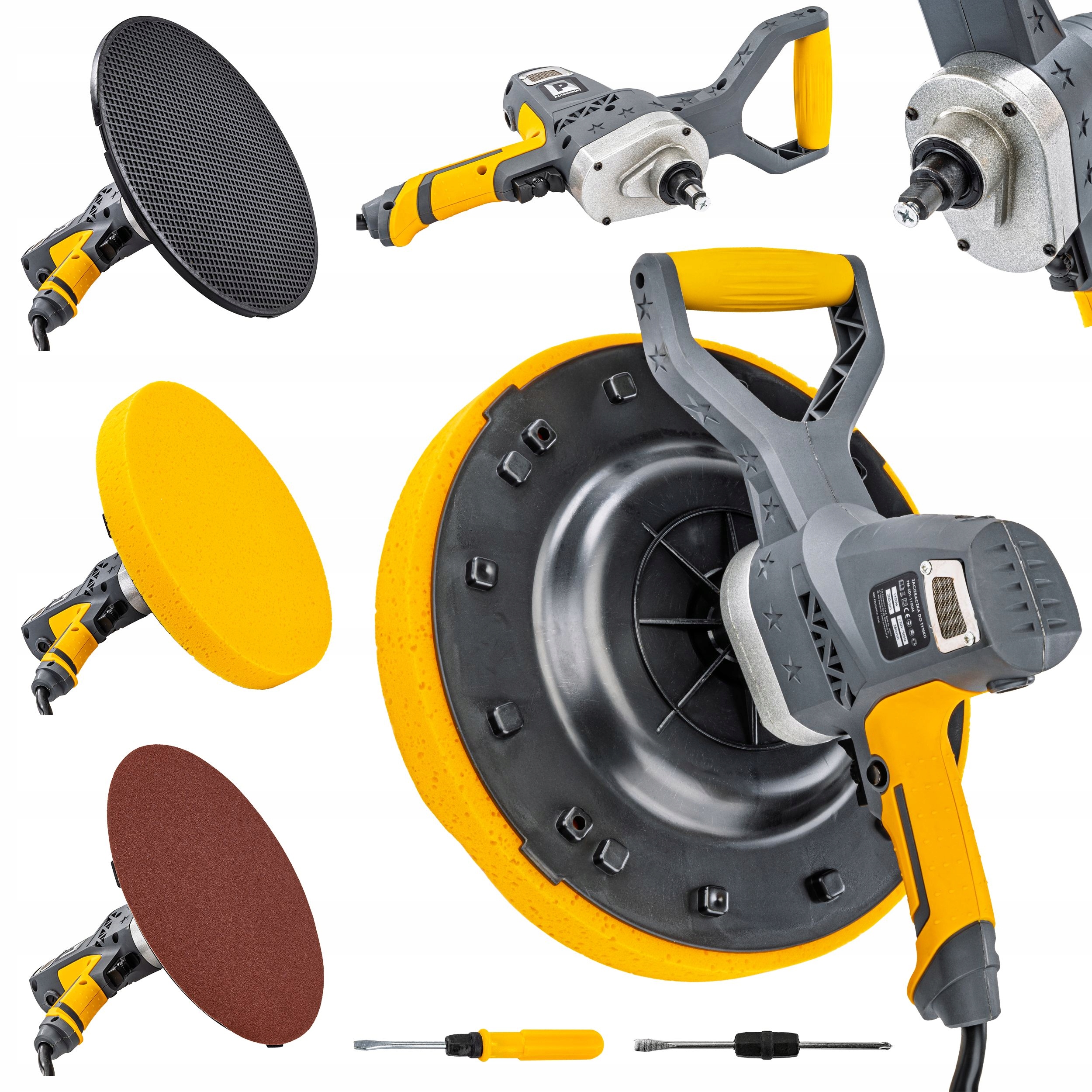 Zacieraczka Do Tynków Gładzi Styropianu Szlifierka Regulacja Obrotów 1100 W