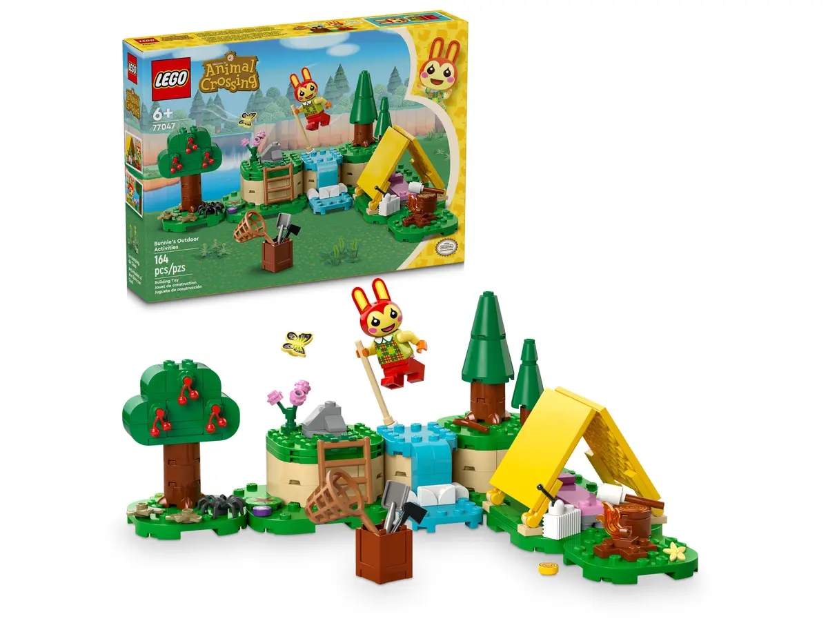Lego Animal Crossing Zábava na čerstvém vzduchu Bunnie 77047