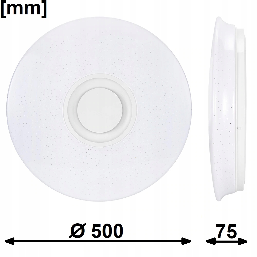 LAMPA DO POKOJU DZIECIĘCEGO BLUETOOTH+PILOT Maksymalna moc pojedynczego źródła światła 72 W