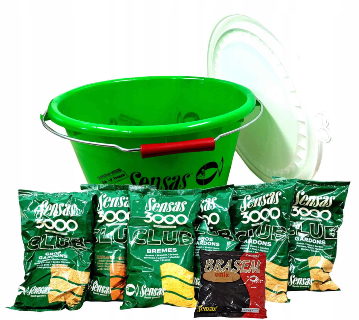 Zestaw zanęta zawodnicza Sensas wiadro Lp