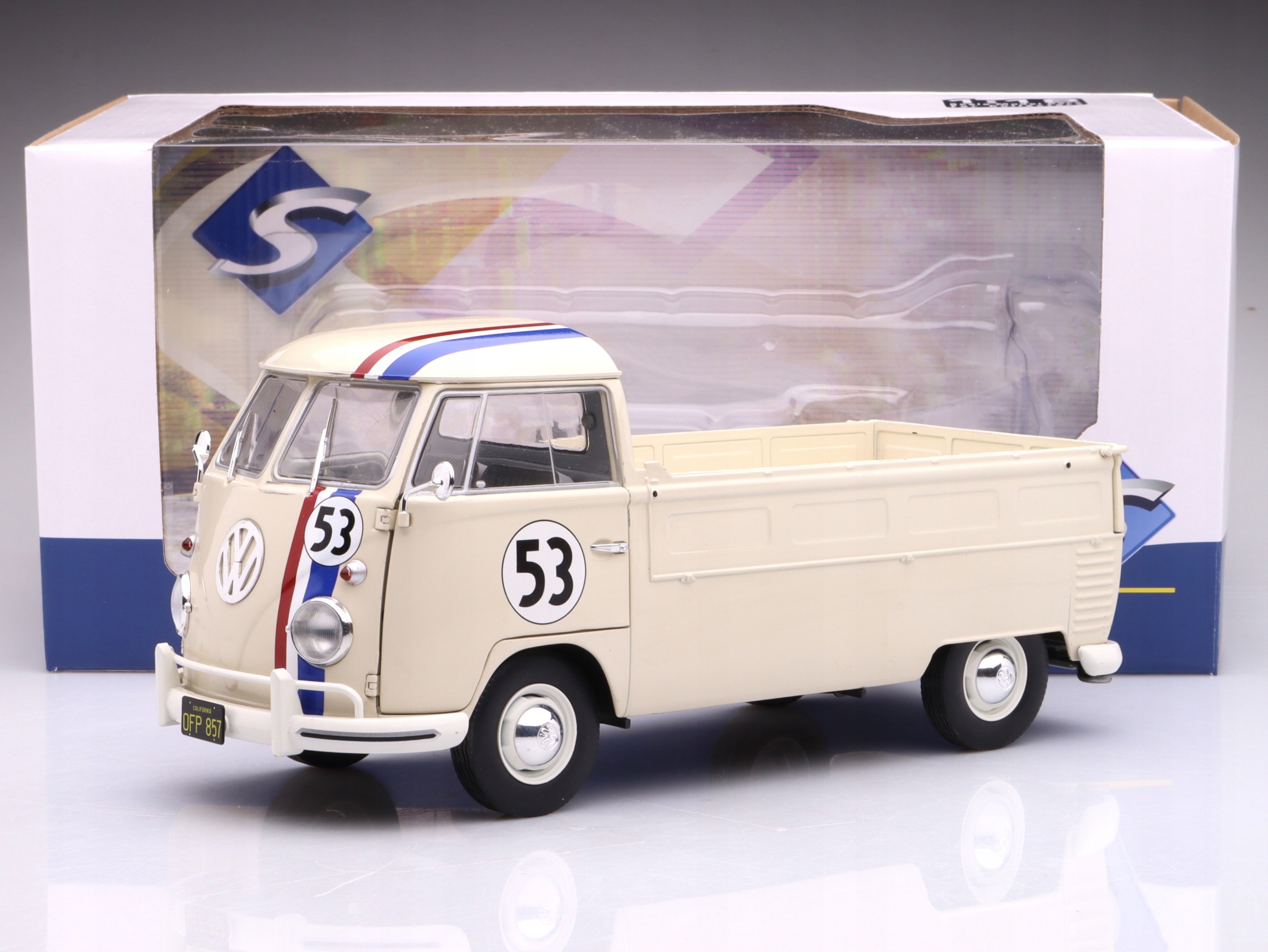 Volkswagen T1 Pick Up Racer 53 1950, béžový Solido 1:18