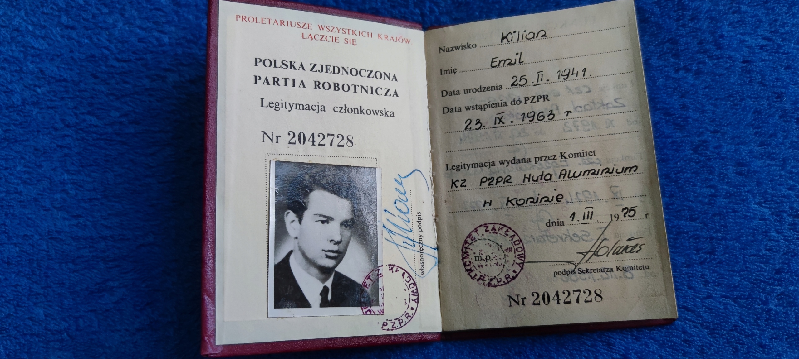 Legitymacja członka PZPR - rzadkość