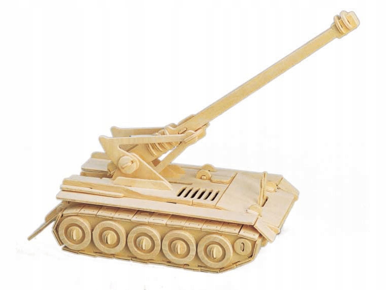 Działo samobieżne składanka drewniana P051