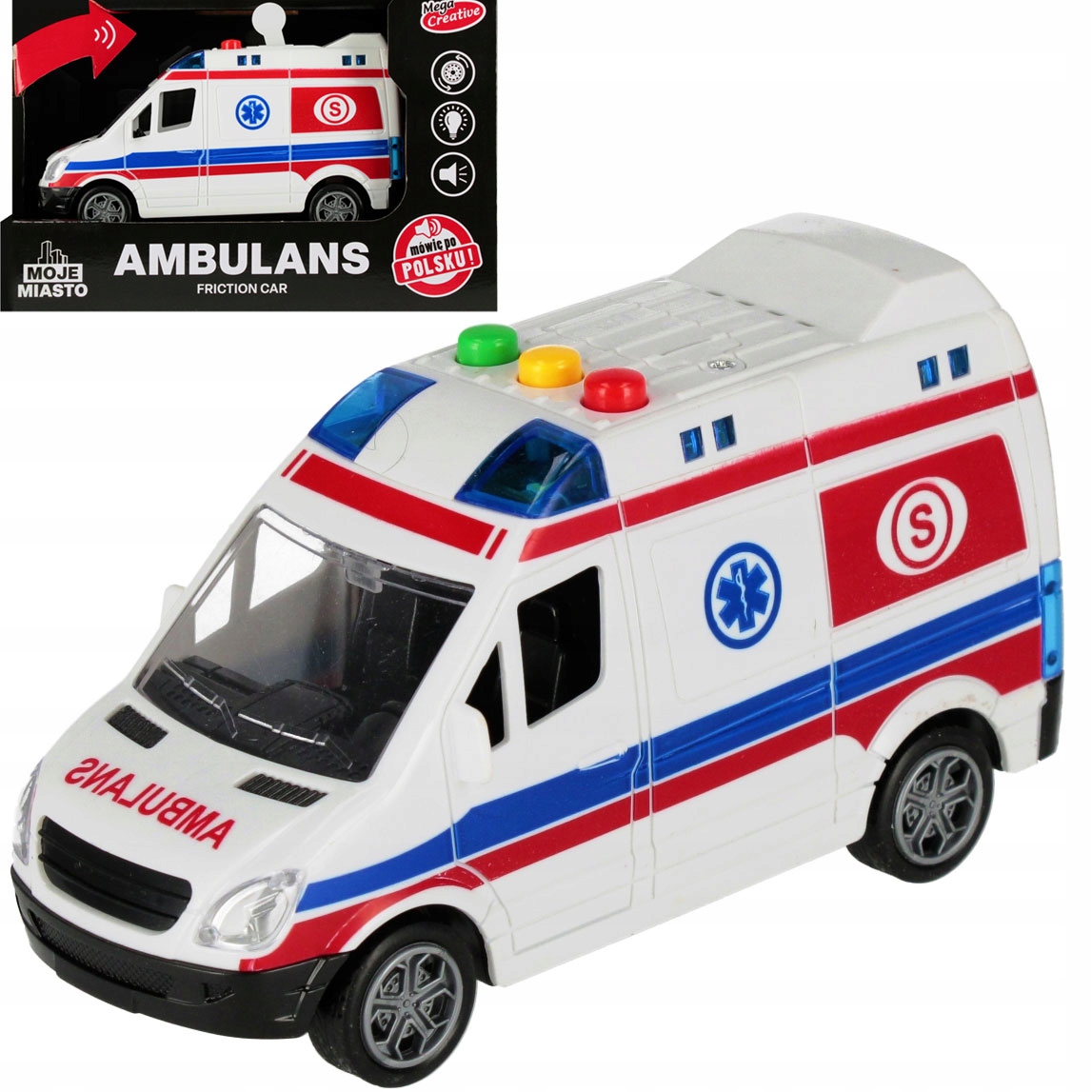 AUTO POGOTOW B O 19X13X9 MOJE MIASTO 1987