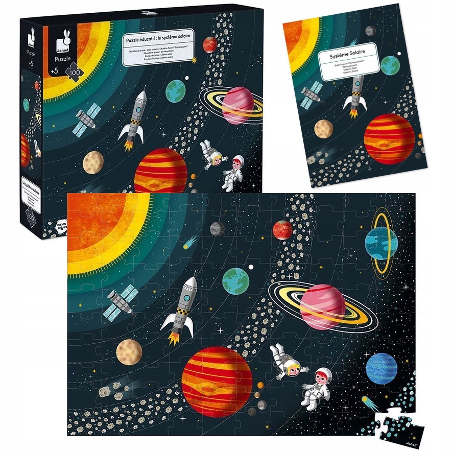 

Puzzle Edukacyjne Układ słoneczny 100 el. Janod 5+