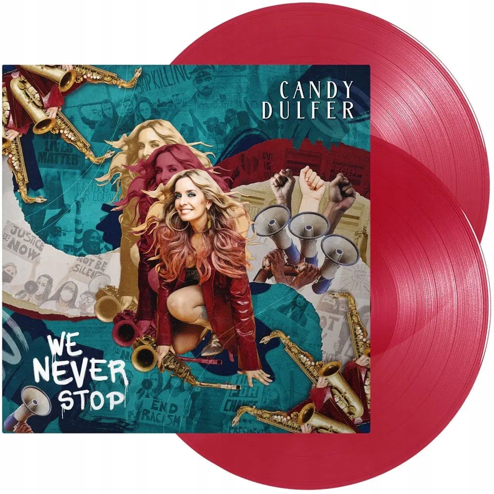 Dulfer Candy: We Never Stop (Coloured Transparent Red Vinyl) 2Vinyl (lp)