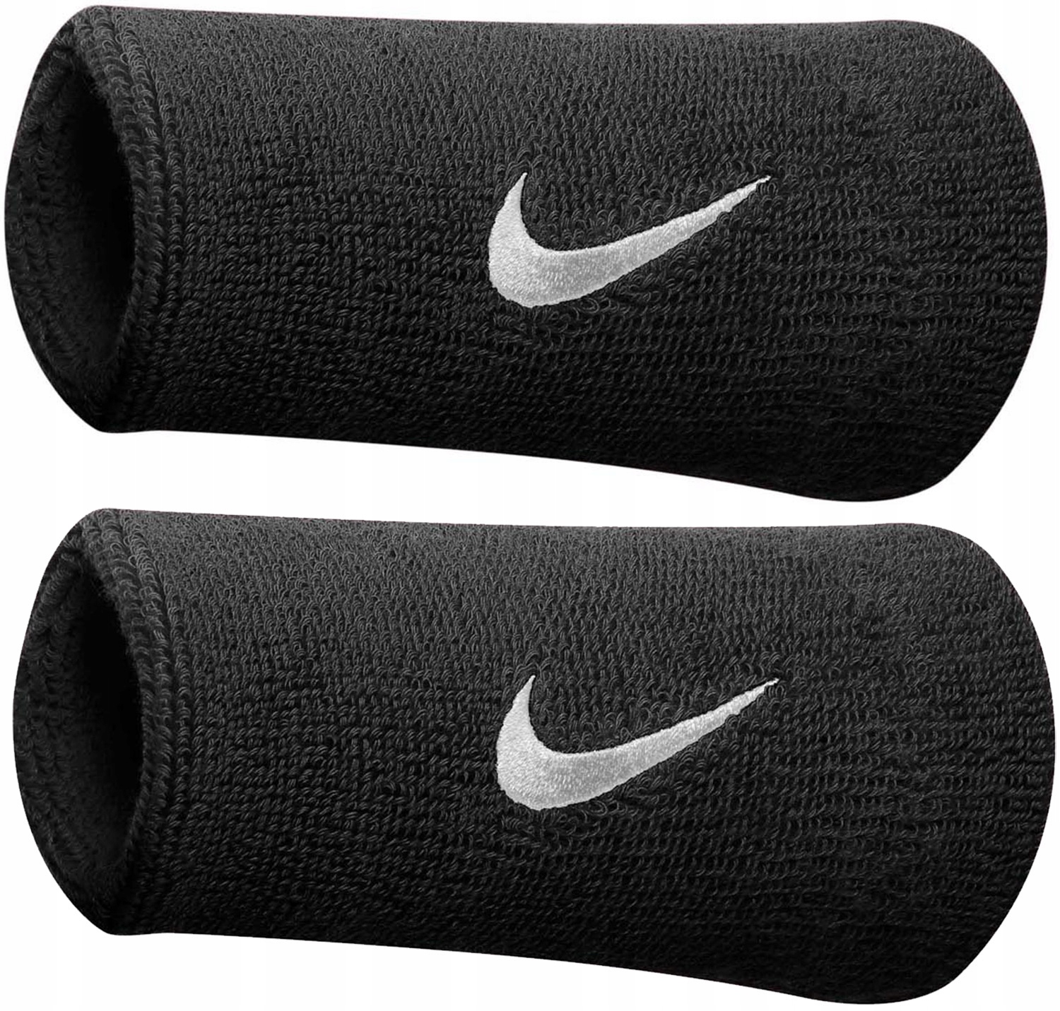 Nike Opaska Na Rękę Opaski Na Nadgarstek Frotka Szeroka x2szt bk