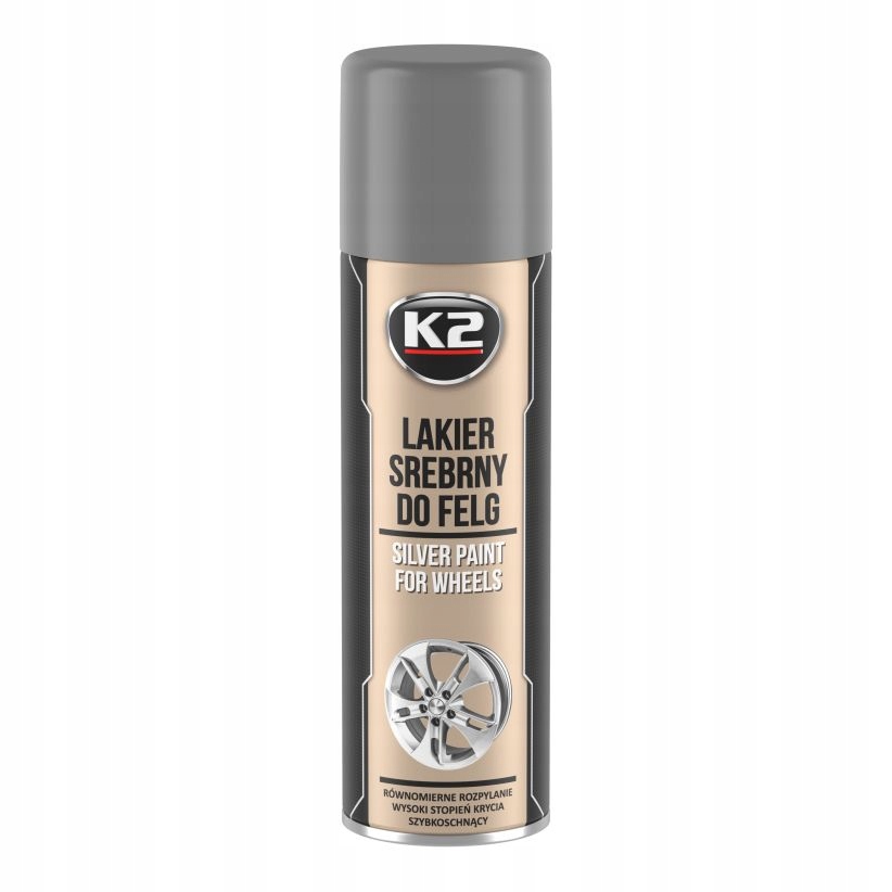 

K2-LAKIER Srebrny Do Felg 500ML