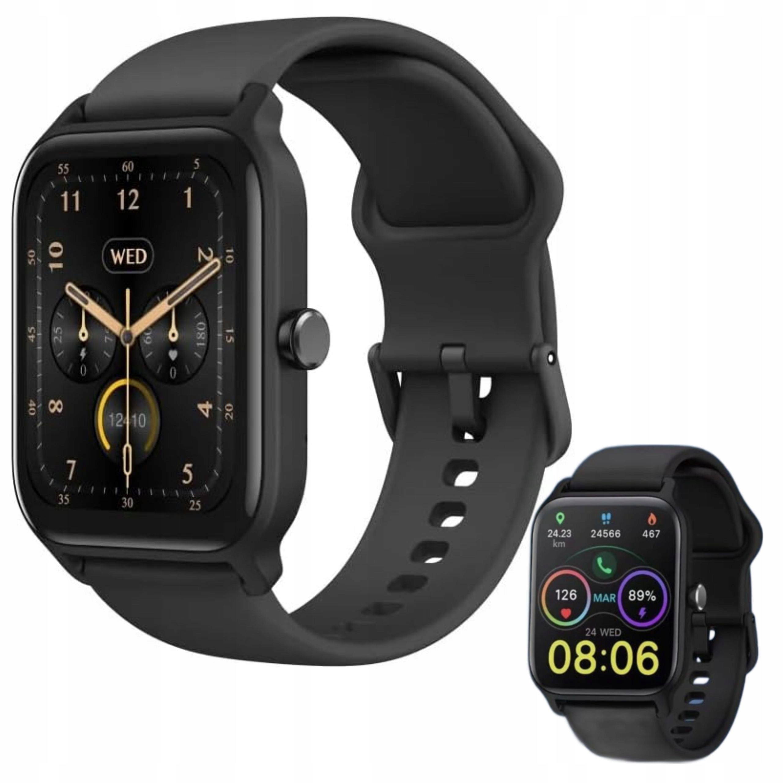 Zegarek Smartwatch Meski Damski System iOS i Android Bluetooth Fitness