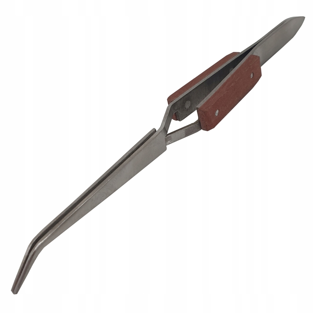 Pęseta Zaciskowa Zagięta