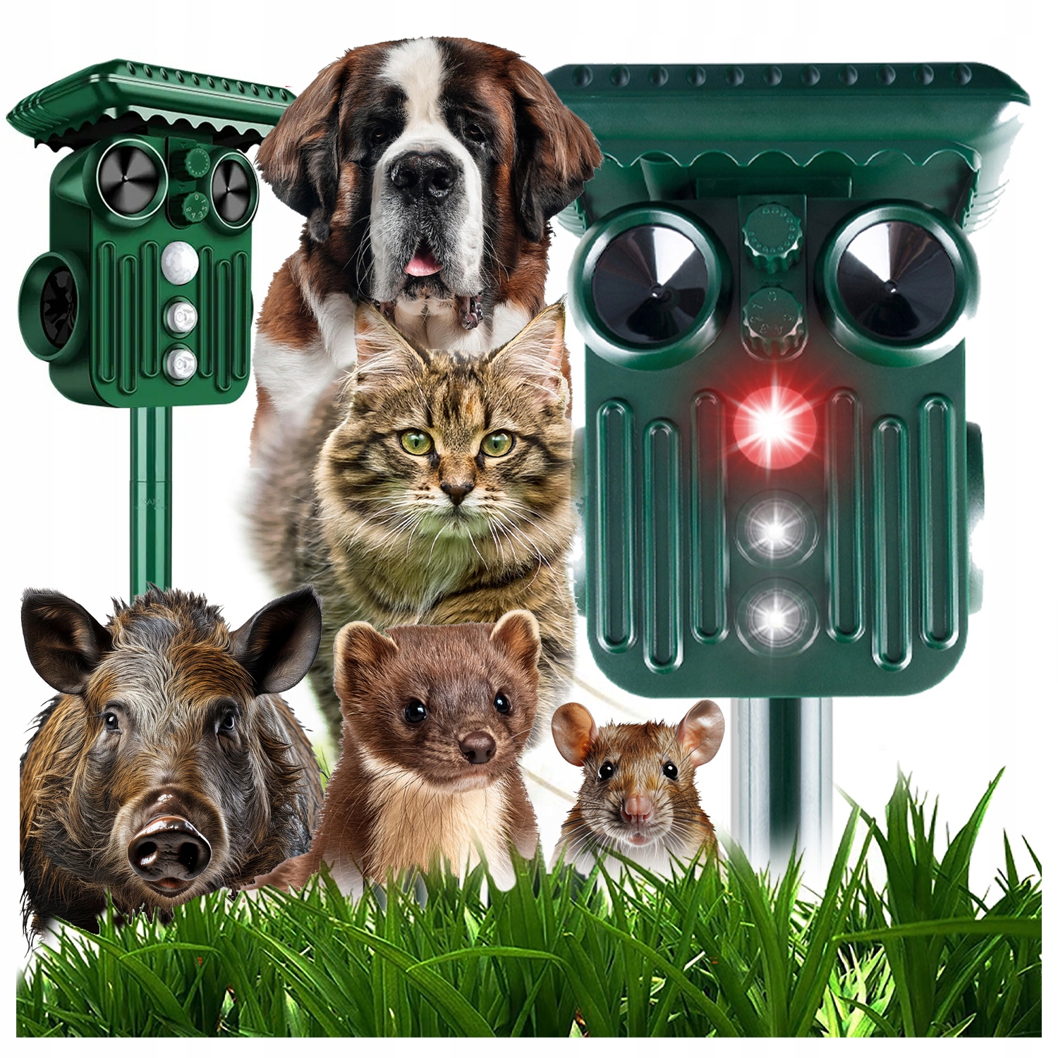 Odpuzovač Holubů Myší Zvířat Koček Lišek Kun Psů Odpuzovač Divokých Zvířat