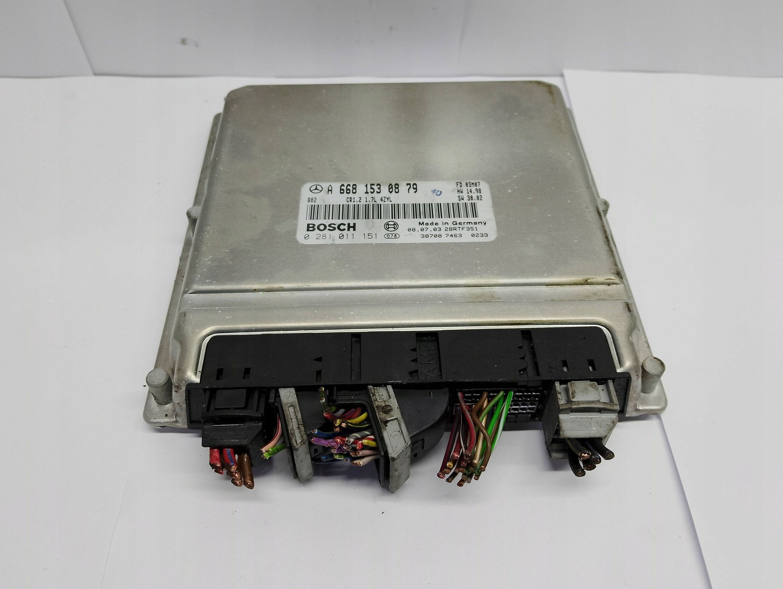 computer control unit of the engine Mercedes W 168 A6681530879 0281011151