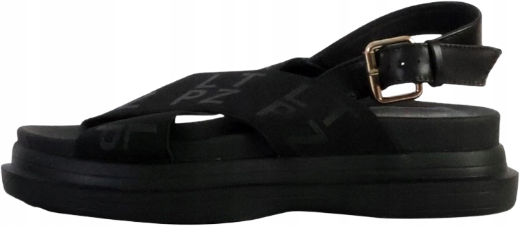 Les Tropeziennes Černé Klasické Sandály S Logem A Přezkou Vel. 38 3_A