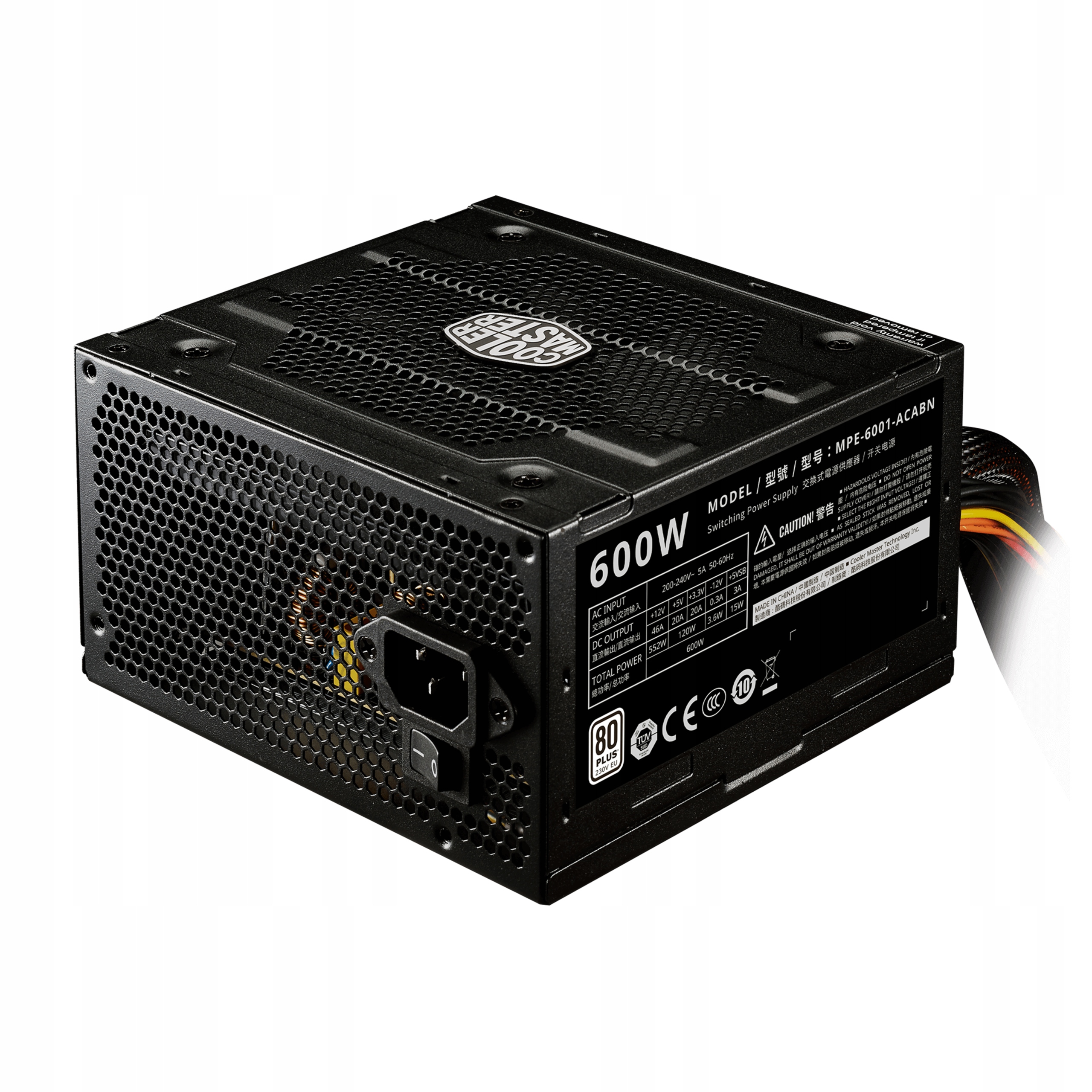 

Zasilacz 600 Wat Cooler Master Elite V4 80+ Plus