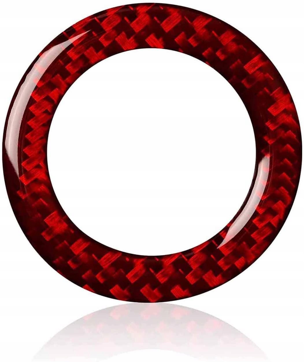 Декоративная наклейка для салона автомобиля с красным