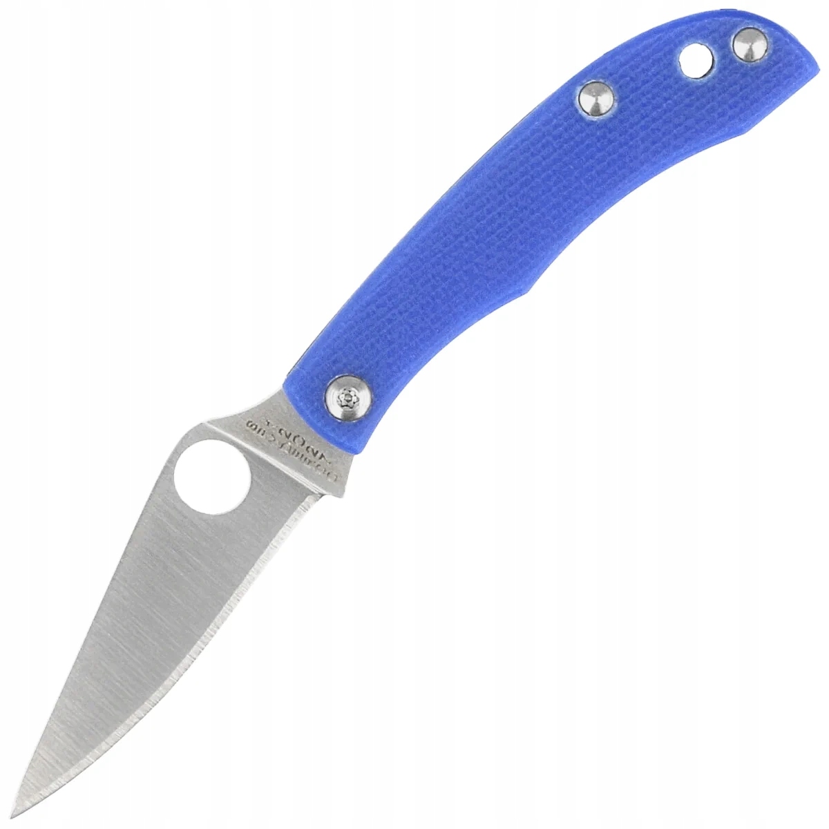 Nůž Edc Spyderco Honeybee Blue Satin Sandvik 12C27 SlipJoint