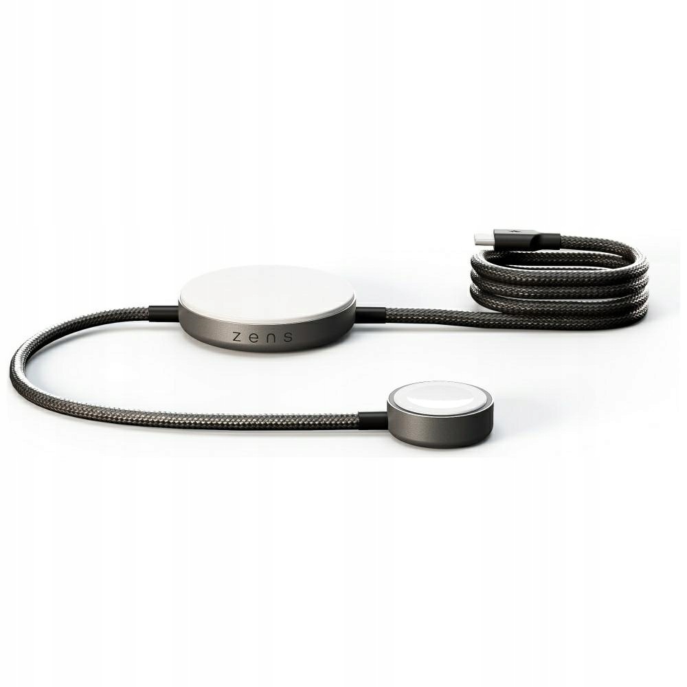 Ładowarka indukcyjna 2w1 Zens Pro 2 ładowanie Apple Watch Qi2 15W Usb-c