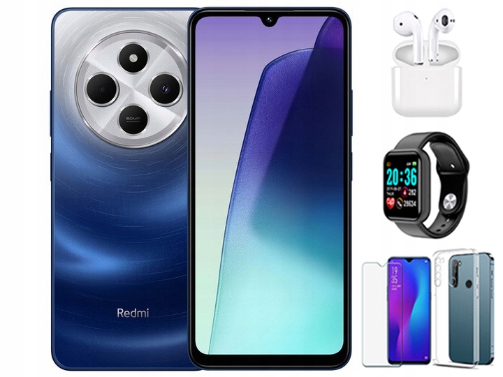 Smartfon Xiaomi Redmi 14C 8 GB / 256 GB 4G (LTE) niebieski • Cena