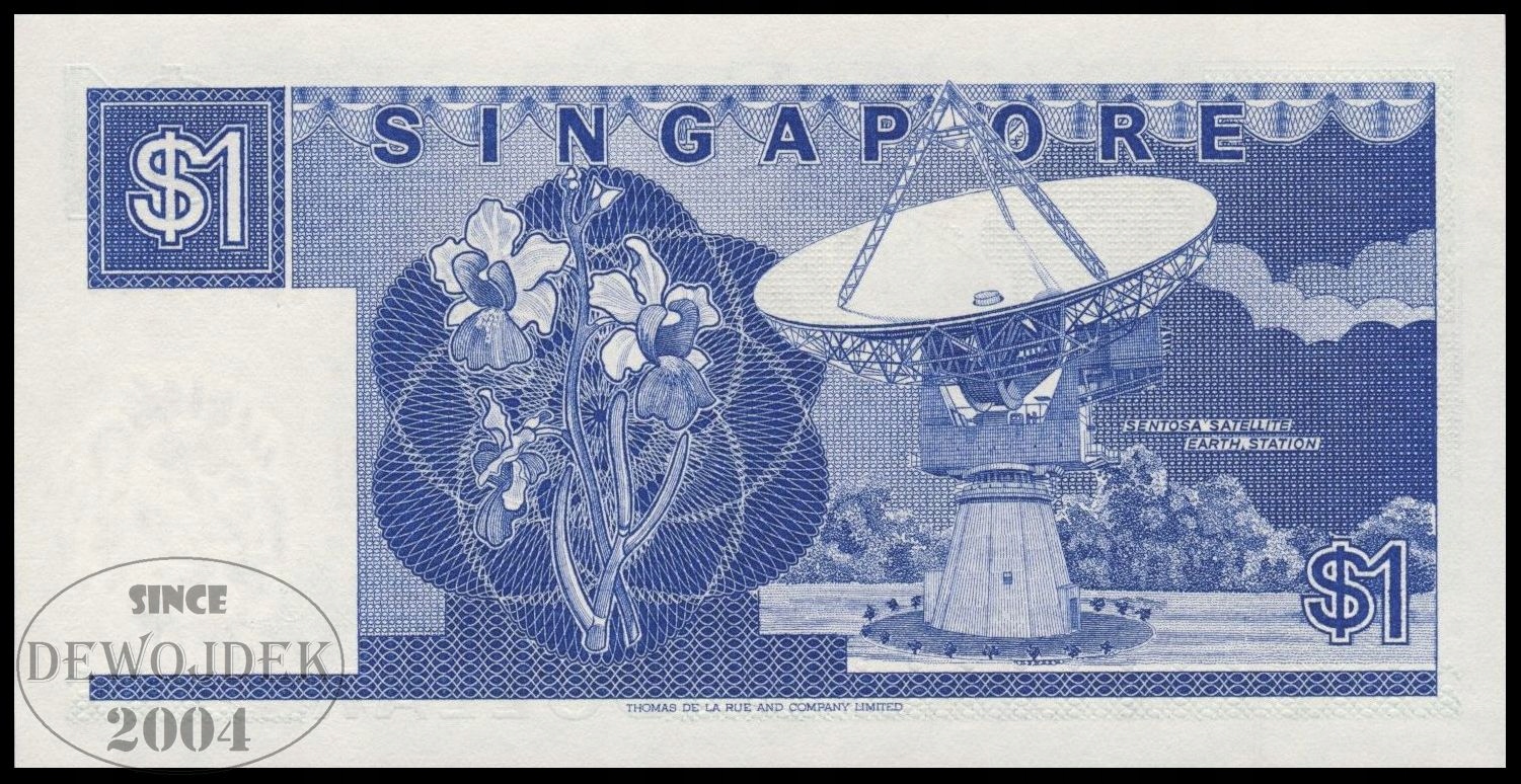 BNB - SINGAPUR 1 Dolar Dollar 1987 B/65 717416 # P18a # RZADSZY # UNC •  Cena, Opinie - Allegro