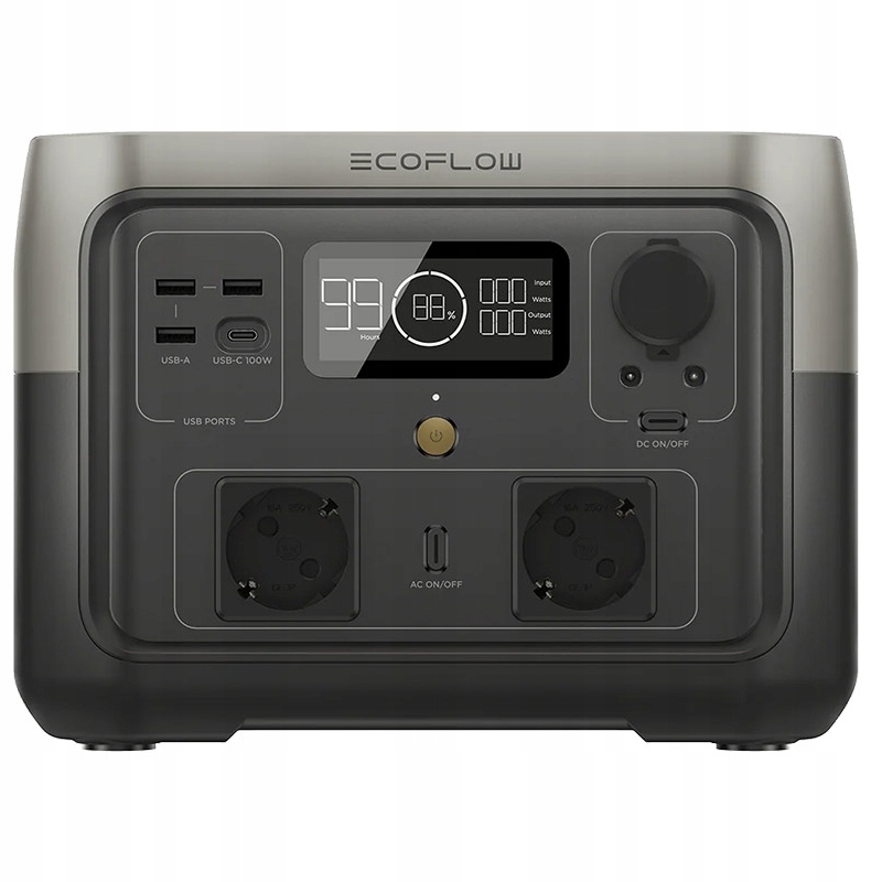 Mobilna Stacja Zasilania Ecoflow River 2 Max 512Wh, 500W 230V Ups