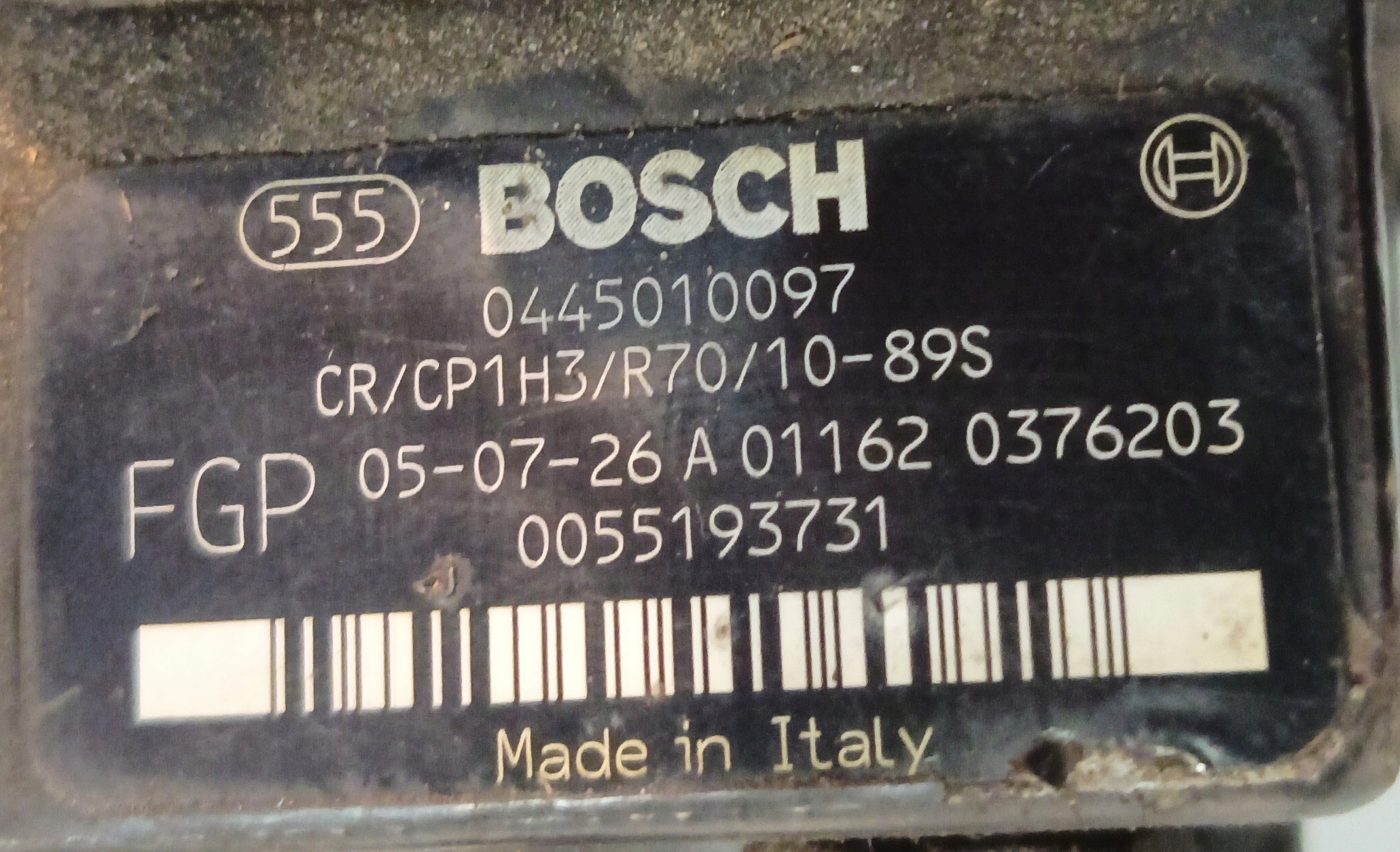 injection pump 0445010097 OPEL VECTRA C 1.9CDTI