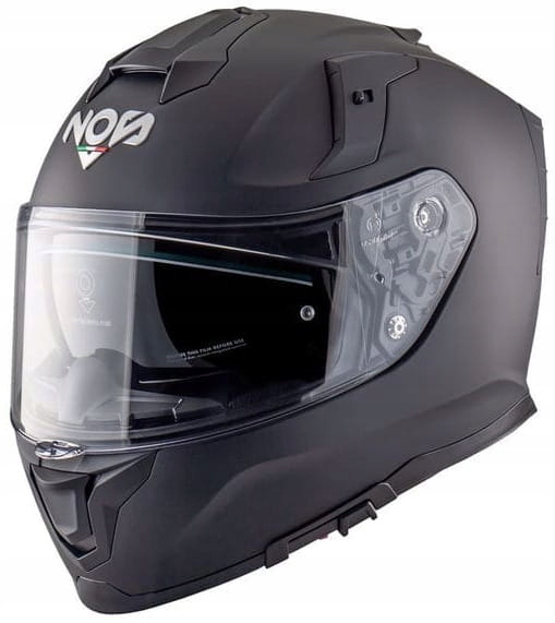 Nos NS-10 Čierna Matná Motocyklová Prilba Integrálna Čierna Matná