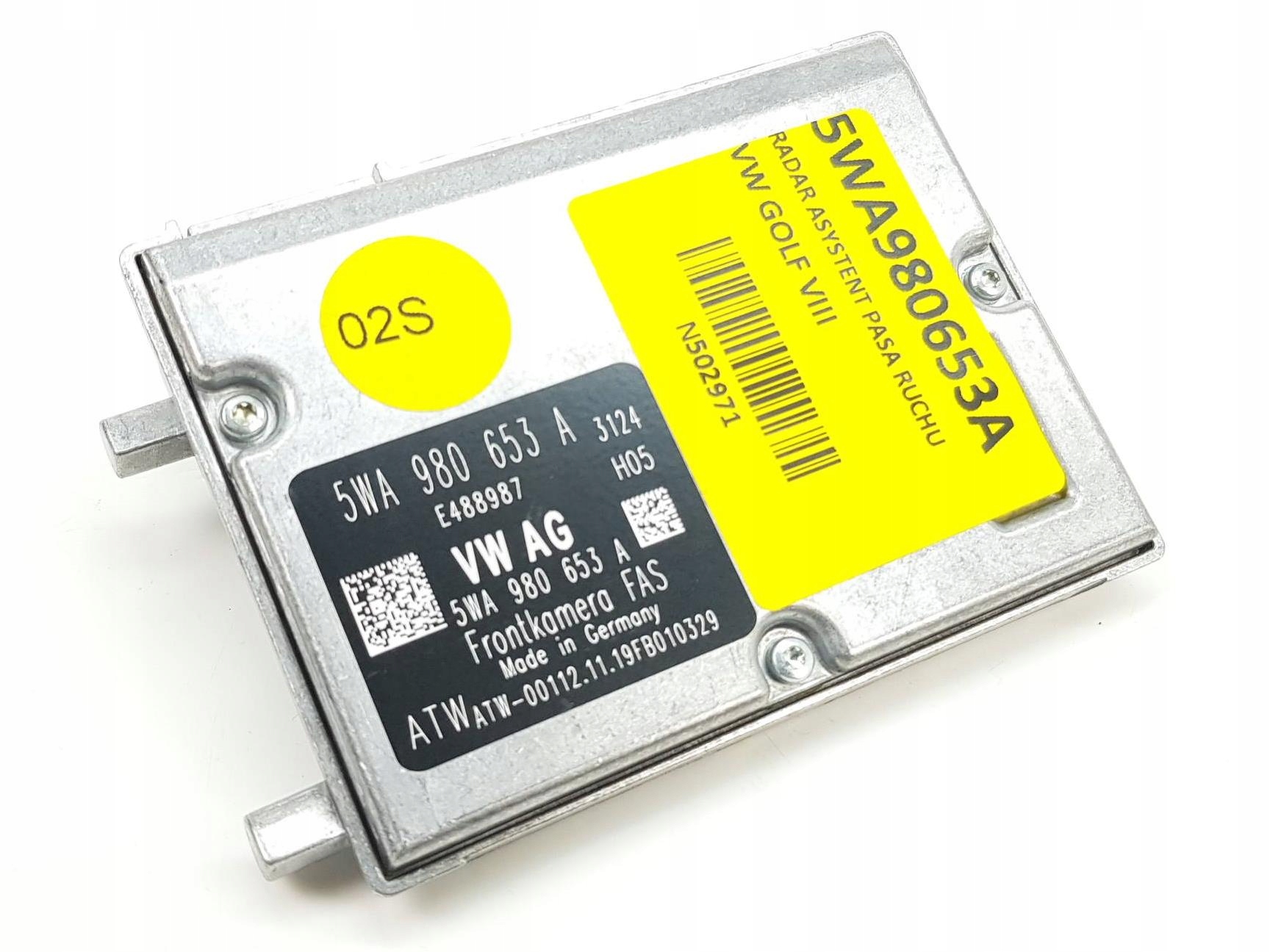 NOWY ORG RADAR ASYSTENT PASA RUCHU VW 5WA980653A Weight with packaging 1 kg