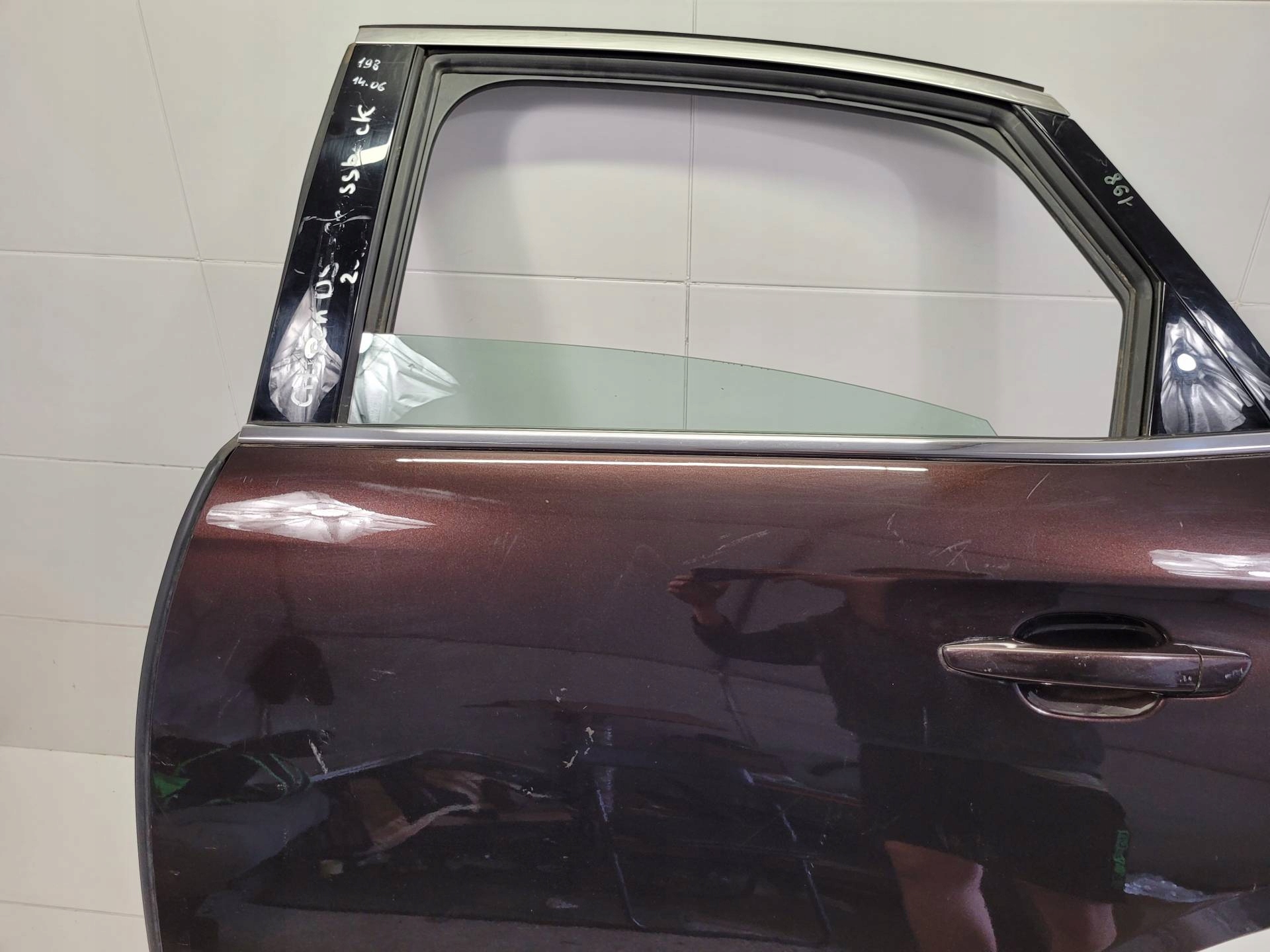 door rear part left side Citroen DS7 Crossback 2017