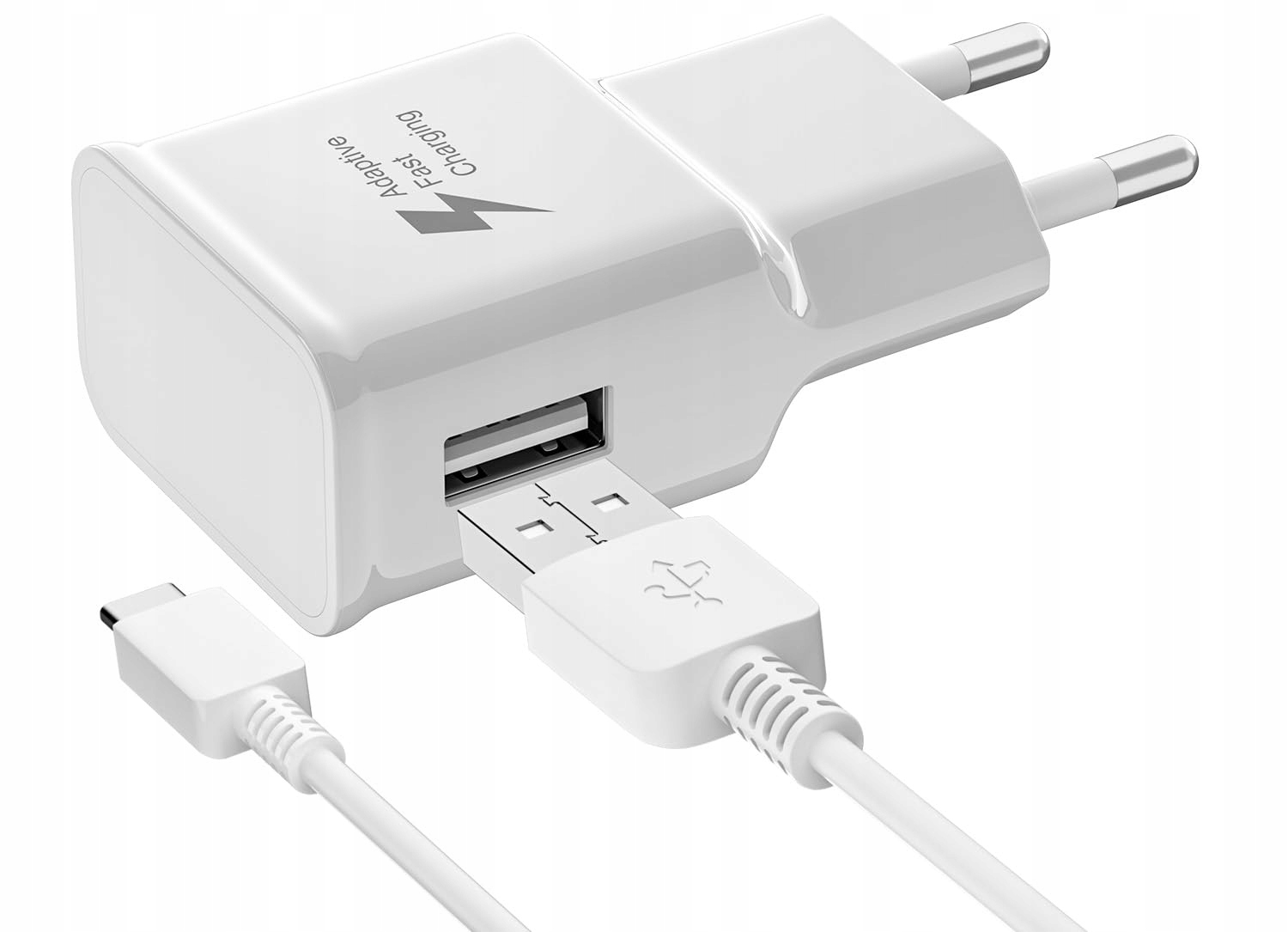 Newding Ładowarka Do Telefonu Galaxy A16 A15 A14 A13 A06 A05 Typ C Biała — miniatura 4