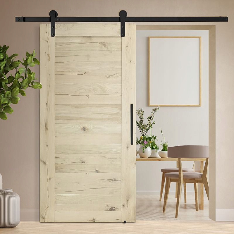 Posuvné dřevěné dubové dveře Horizon 80x210 surové