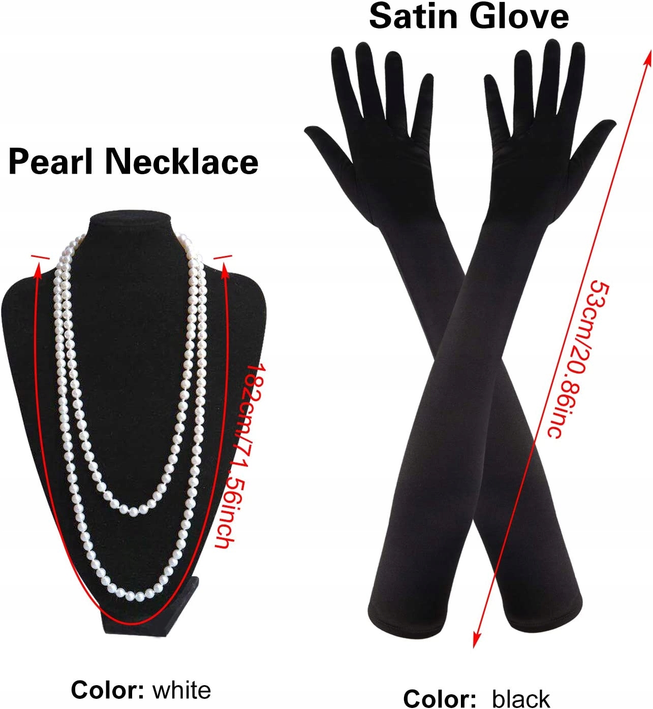 ZESTAW RETRO FLAPPER LATA 20 OPASKA KORALE 9w1 Marka inny