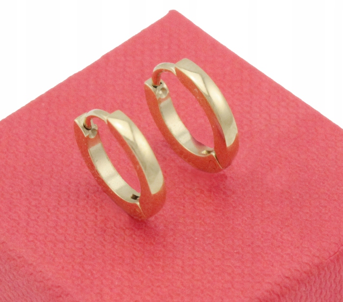 

Kolczyki Złote Kółka 13 mm Stal Chirurgiczna