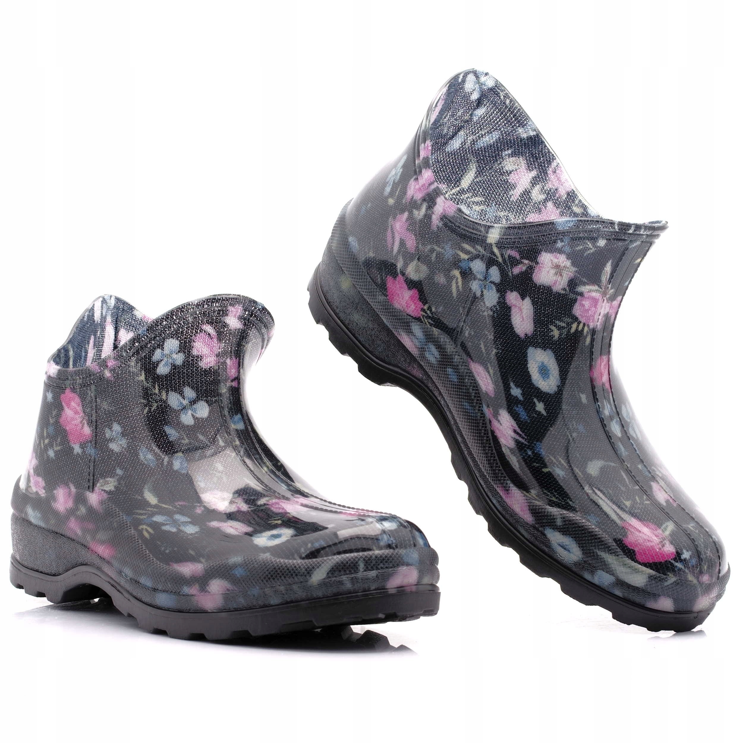 KALOSZE BUTY DAMSKIE NISKIE RÓŻE REALPAKS 37 Wysokość brak informacji