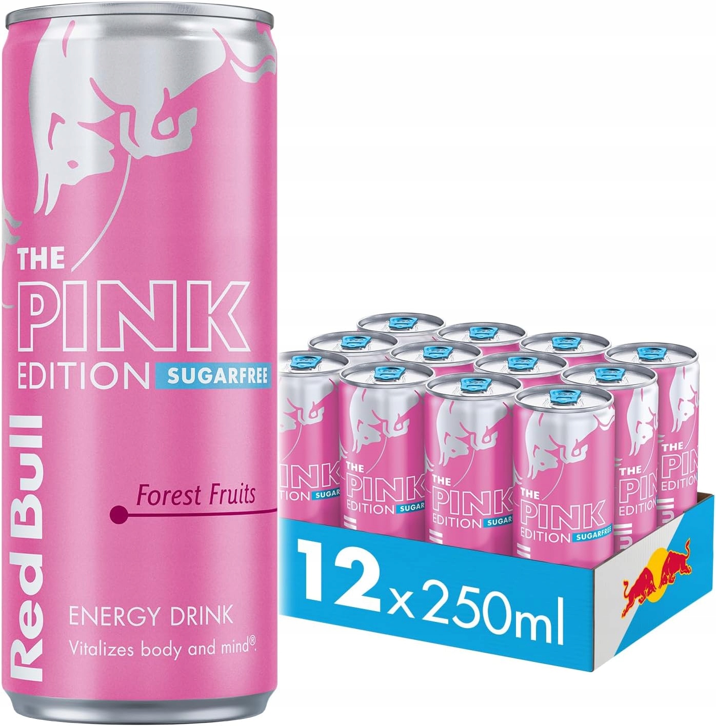 Levně Red Bull The Pink Edition Sugarfree 12 × 250ml