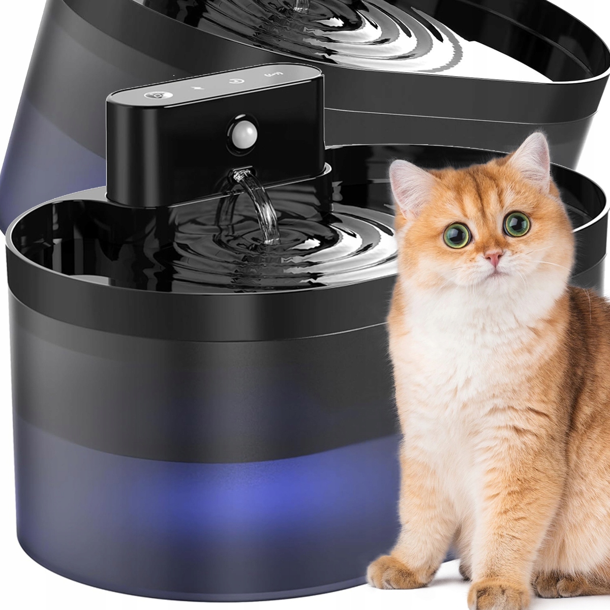 Levně Automatické Krmítko Pro Kočky Pro Zvířata 2200 ML Fontána