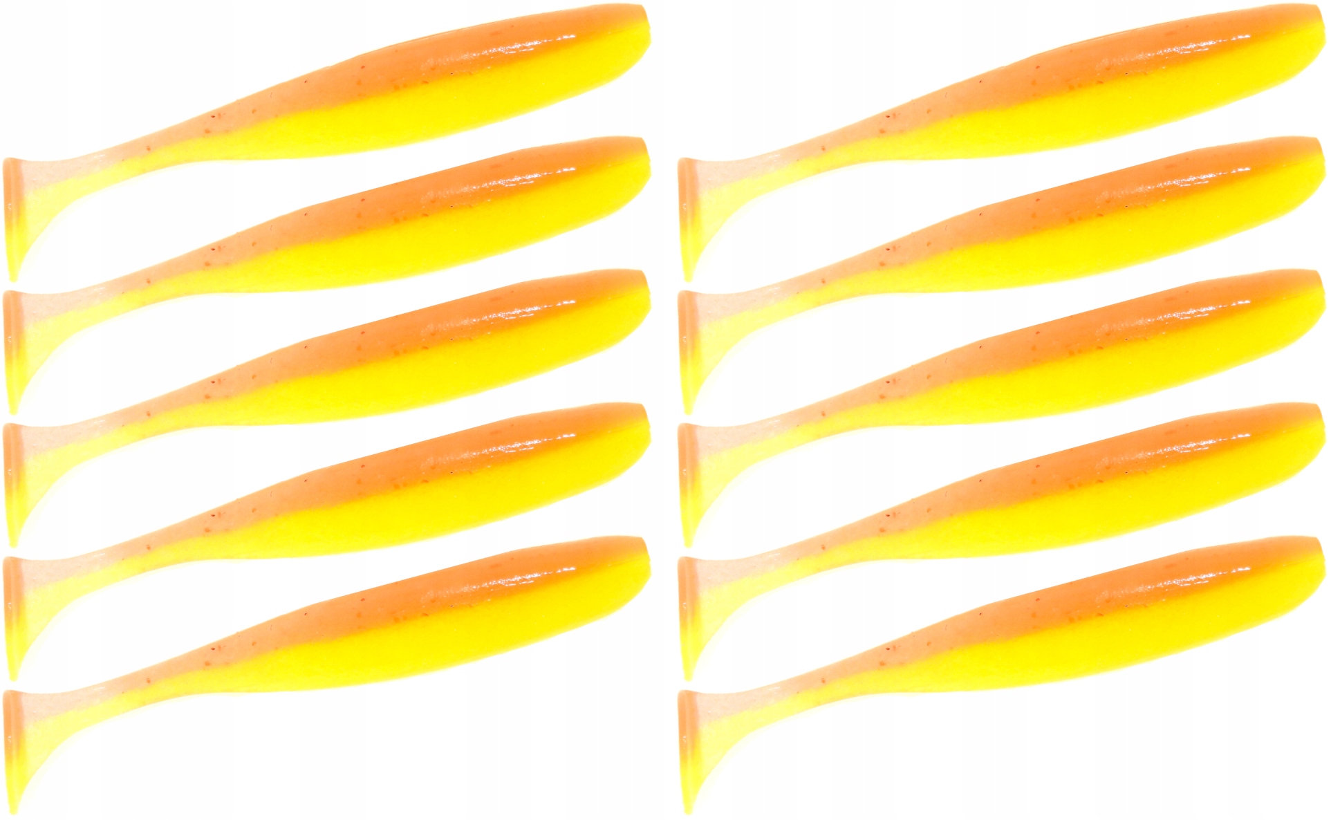 Keitech Easy Shiner 3' 7cm Orange Chartreuse Glow