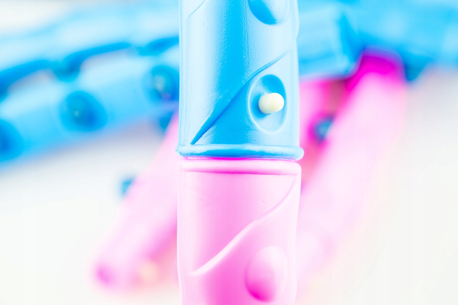 Odchudzające HulaHop Koło Składane Hula Hoop Masaż Średnica 98 cm