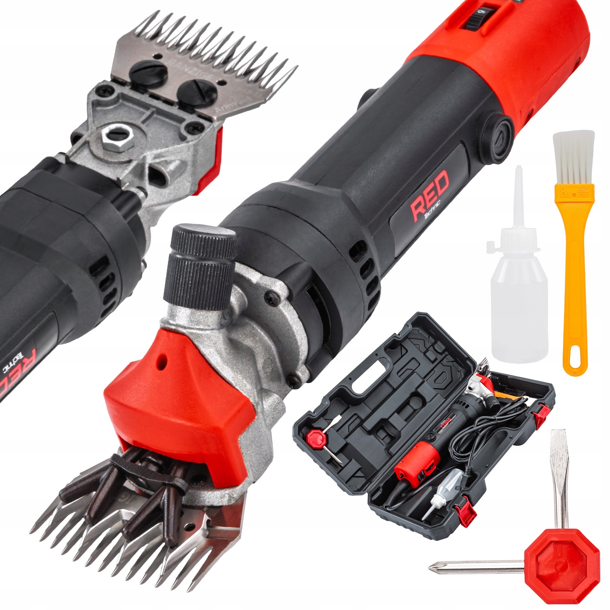 Levně Strojek Na Stříhání Ovcí, Dobytka A Zvířat, Nůžky 600W Holicí Strojek Stříhací Strojek