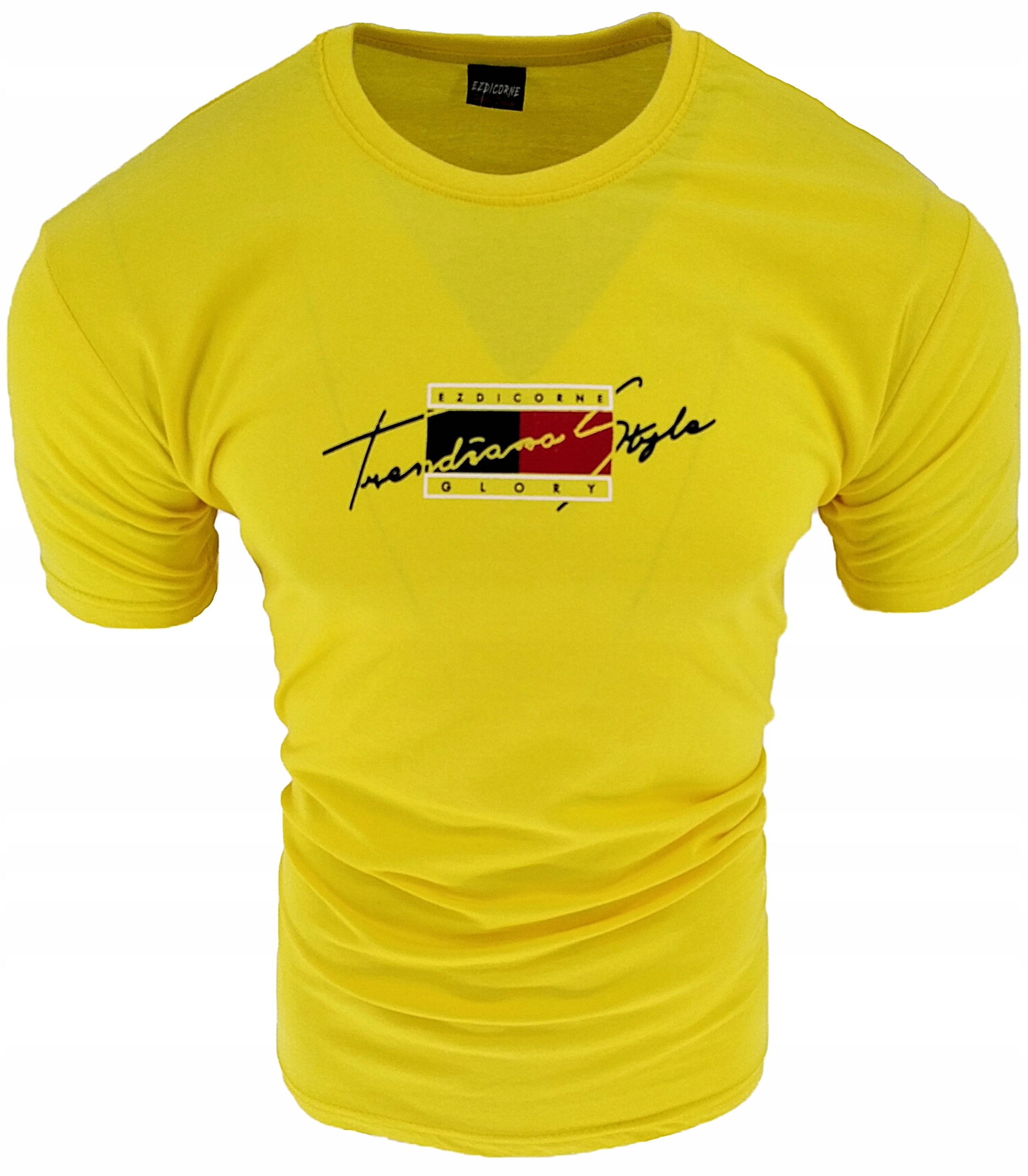 KOSZULKA MĘSKA T SHIRT MĘSKI NAPIS EZD GLORY L