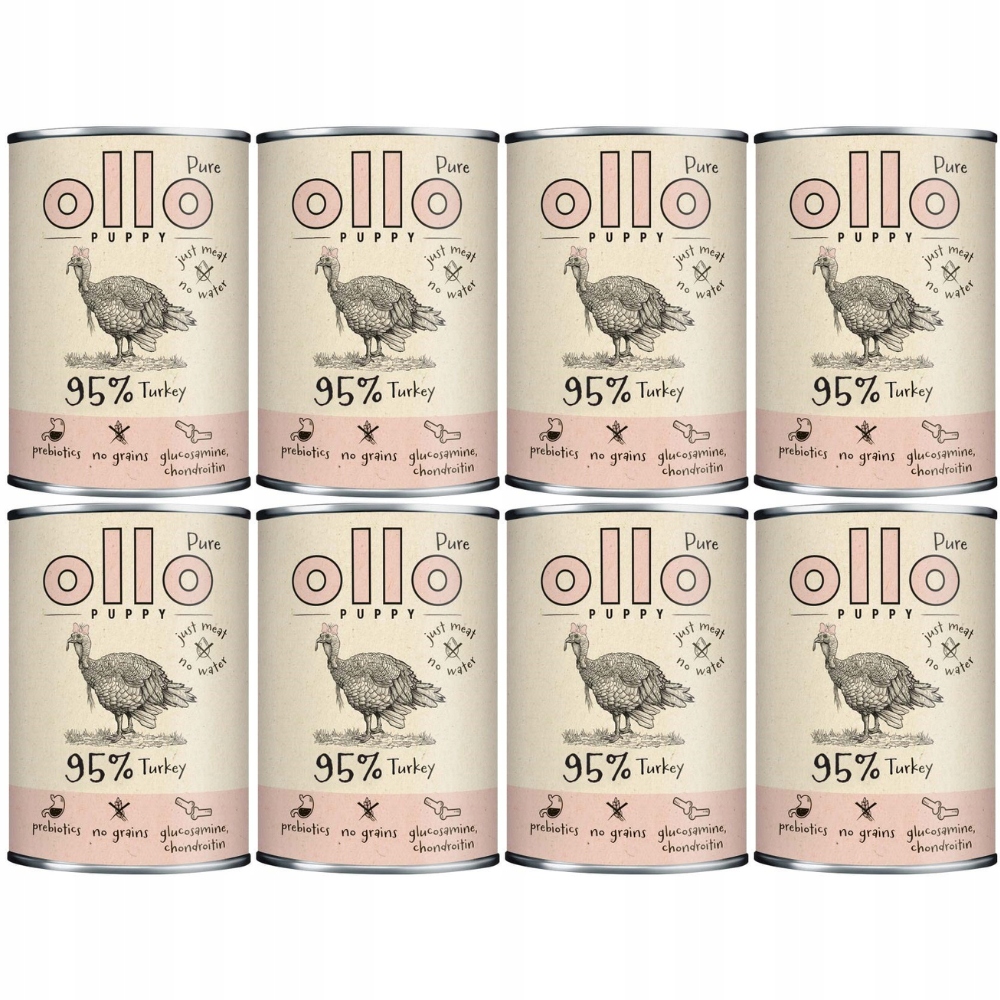 Ollo Puppy Pure Krůta 8 x 850 g