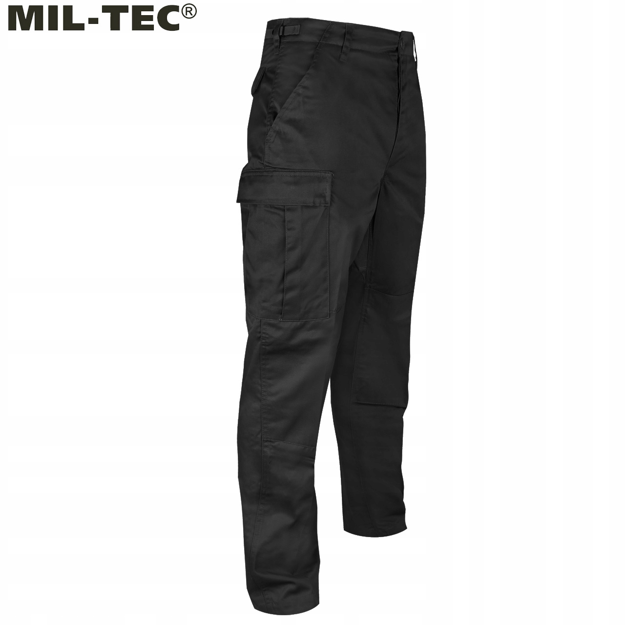 SPODNIE MĘSKIE BOJÓWKI WOJSKOWE WYTRZYMAŁE M65 BDU T/C MIL-TEC CZARNE XXL Rozmiar XXL
