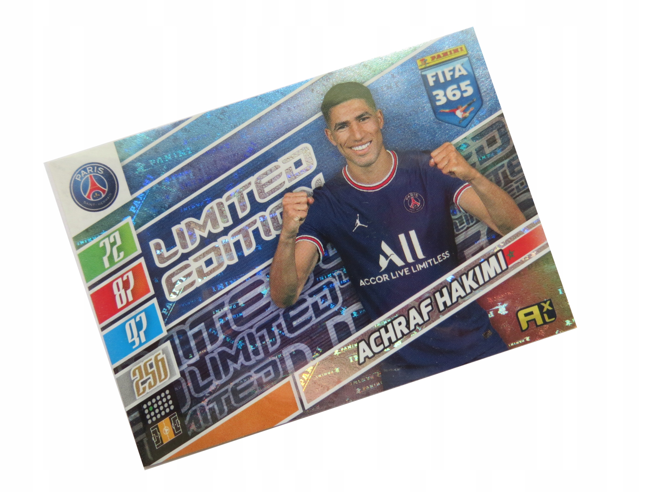 Panini Fifa 365 2022 Karty Piłkarskie Limited Achraf Hakimi Psg