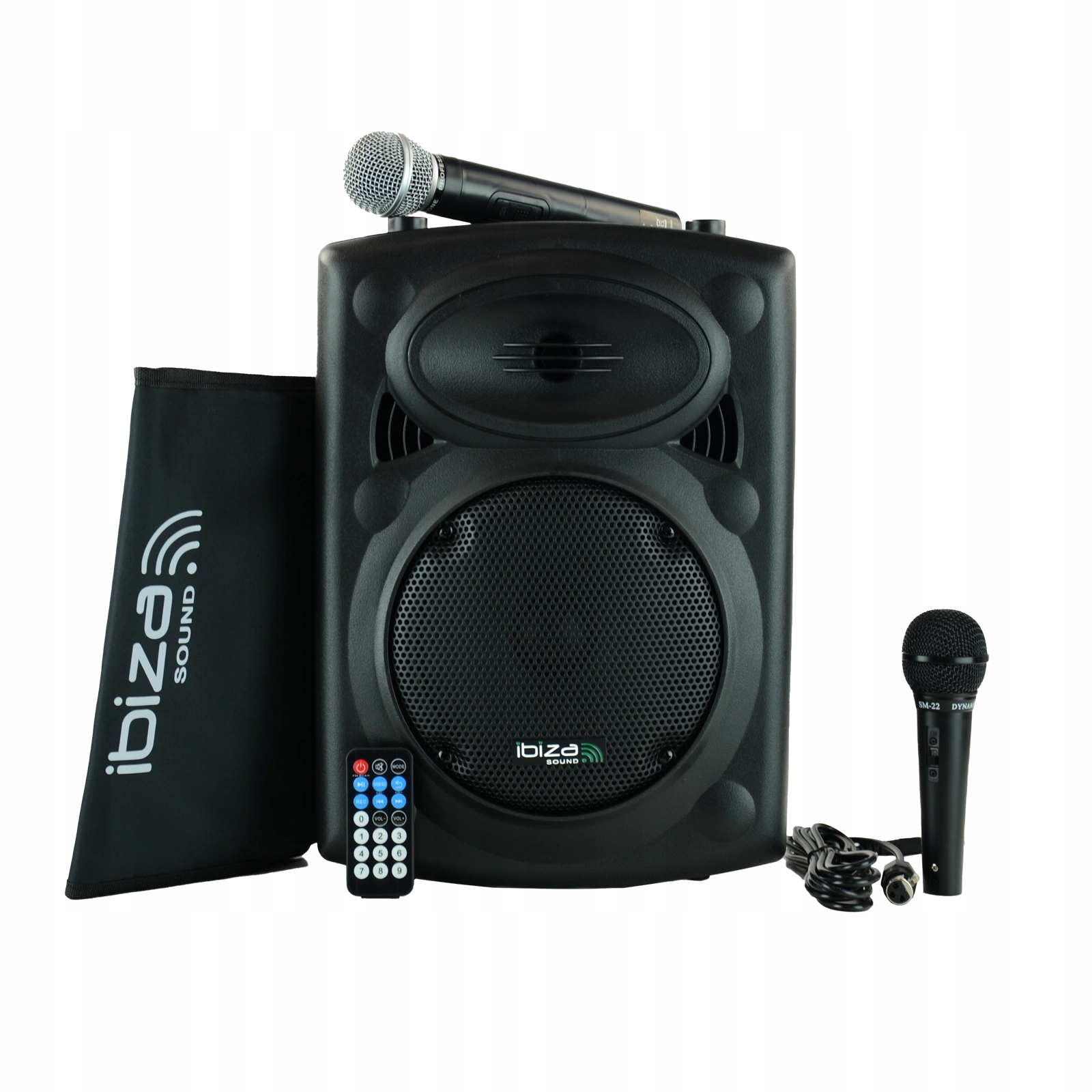 Kolumna aktywna Bluetooth Port MP3/SD/USB/400W+ Pokrowiec